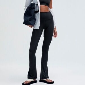 Lululemon High Rise Mini Flare Align Black Leggings